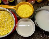 Hình bước làm 1 của món Chè bắp