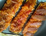 Foto del paso 6 de la receta: Berenjenas a la pizza...🤨🙄🤔🍕🍆🍅🧀🥓🍕