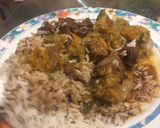 Foto del paso 7 de la receta: Salteado de arroz carne y pollo con verduras con salsa agridulce