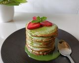 Foto langkah ke 7 dari resep Pancake Matcha.