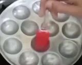 Foto langkah ke 6 dari resep Serabi Mini Kuah Kinca - Dengan Pewarna Alami Bunga Telang.