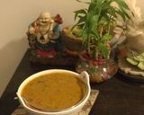 A picture of step 12 of Sindhi Style: 'Lal Math' or 'Lal Saag Dal'.