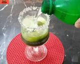 A picture of step 2 of Mint Margarita.