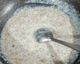 A picture of step 3 of Rajgira halwa.