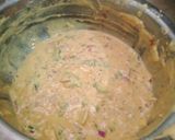 A picture of step 1 of Karhi pakora.