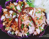 รูปขั้นตอนการทำที่ 6 ของ ข้าวทอดแหนมคลุก