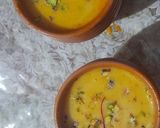 A picture of step 8 of Kesar Pista Matka Kulfi.