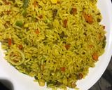 A picture of step 4 of Butter fried rice.