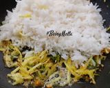 A picture of step 3 of Thengai Sadam / South Indian Coconut Rice.