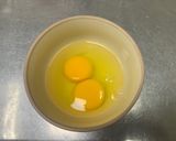 A picture of step 3 of Jade Egg Drop Soup with Soup Dumplings.