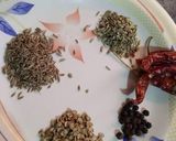 A picture of step 1 of Fish masala fry.