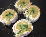 A picture of step 17 of Bread pinwheels with cheese.