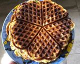 A picture of step 3 of Mashed potato waffles.