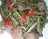 Foto langkah ke 3 dari resep Tumis kacang panjang dg teri, baso.