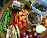 Gambar langkah 1 resipi Ayam Masak Asam Pedas.