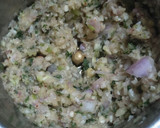 A picture of step 2 of Raw mango and Onion chutney.