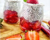 Foto del paso 2 de la receta: Pudding de chía con compota de fresas