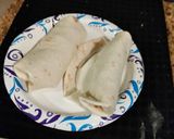 A picture of step 3 of Angus sweet burrito.