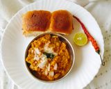 A picture of step 7 of Paneer Khada pav Bhaji masala khadi paneer pav Bhaji masala.