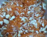 A picture of step 3 of Carrot Halwa/Gajar Halwa.
