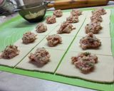 Фото кроку 5 до Слоёные конвертики с мясом.