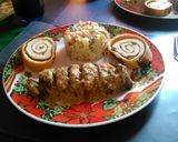 Foto del paso 7 de la receta: Bisteck de res relleno de queso en salsa de Estragón