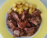 Foto del paso 5 de la receta: Costillas al vino tinto con patatas fritas
