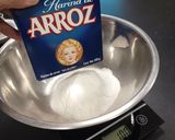 Foto del paso 1 de la receta: Pan de harina de arroz al vapor (usando polvo para hornear)