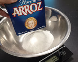 Foto del paso 1 de la receta: Pan de harina de arroz al vapor (usando polvo para hornear)