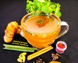 A picture of step 4 of Lemongrass Mint Spiced Saffron Tea - Royal Saffron Spiced Tea.