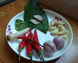 Foto langkah ke 3 dari resep Vegetables salad with coconut dressing atau lebih dikenal dengan sayur gudangan/ urap.