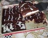 صورة لخطوة 6 من وصفة حلوى بكريمة الشوكولاطة كتجي رطبة وبنينة