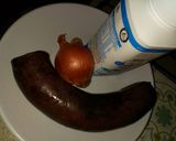 Foto del paso 1 de la receta: Fusilli con Blutwurst sauce (salsa de morcilla)