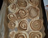 Cinnamon roll (fahéjas-vaníliás-fehércsokis csiga) recept fázis 6 fotója