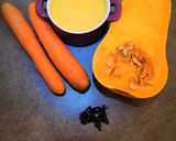 Une image de l'étape 3 de Velouté de butternut au mascarpone.