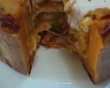 Foto del paso 4 de la receta: Zapallo anco relleno de pollo, puerro y queso 😋