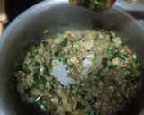 A picture of step 4 of Bengan ka bhurta.