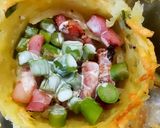 Une image de l'étape 8 de Nids d'œufs cocottes et mouillettes d'asperges.