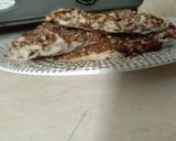 A picture of step 4 of Cookies and cream yoghurt bark.