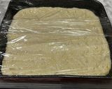 A picture of step 3 of Focaccia Bianca with Salt and Rosemary.