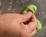 A picture of step 12 of Holi Special Natural Coloured Mini Buns.