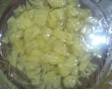 A picture of step 1 of Pineapple kesari Bath.