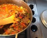Foto del paso 2 de la receta: Carne guisada con verduras y arroz cabeza negra
