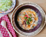 Hình bước làm 6 của món Súp Gà Nấm Rau Củ (Soupe De Poulet Aux Champignons & Légumes)