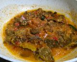 Foto langkah ke 4 dari resep Balado paru sapi / paru bumbu merah / rica rica.