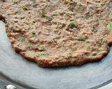 A picture of step 2 of Ragi cheela.