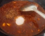A picture of step 2 of Schezwan Chutney.