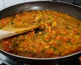 Foto del paso 4 de la receta: GARBANZOS Y MATAMBRE🐮 (sobrebarriga)🥣en Olla Express...!