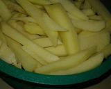 A picture of step 2 of Chillie fries.