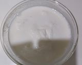 A picture of step 1 of Rose Lassi.